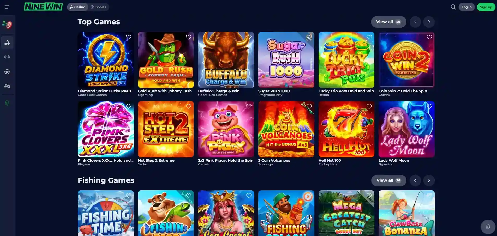 Ninewin Casino Games: Library and Providers for UK Readers