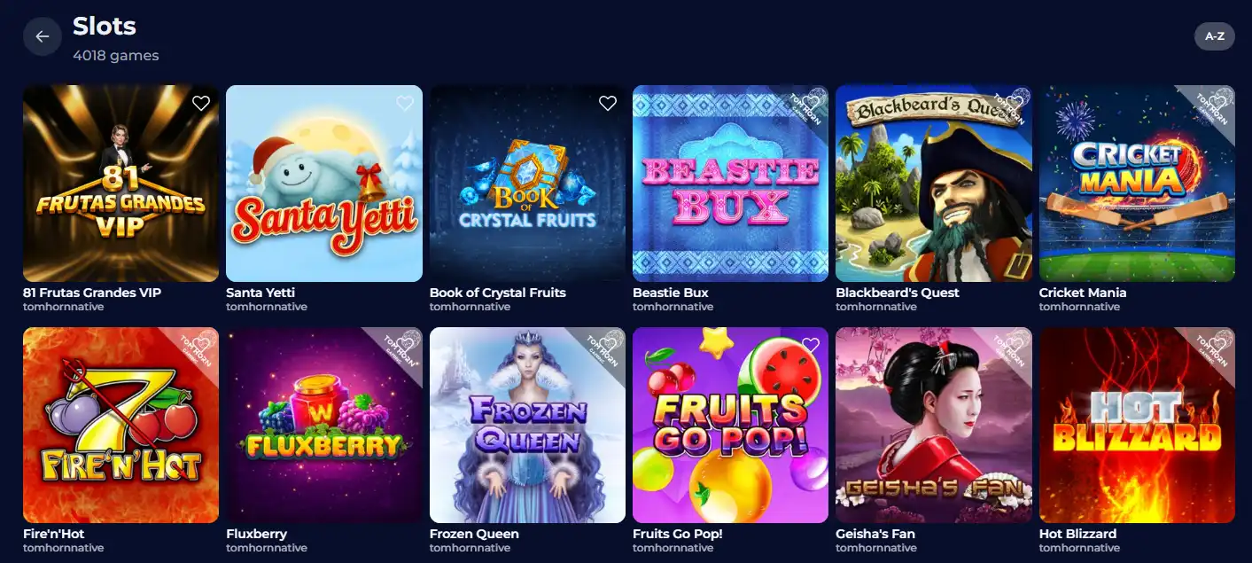 Current Ninewin slots lobby with slot categories, game tiles and provider names visible